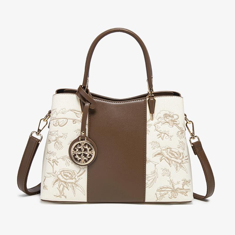 Spring And Summer Large-Capacity Bag, New Chinese Style, Trend, Versatile And Simple, Mother'S Day Gifts