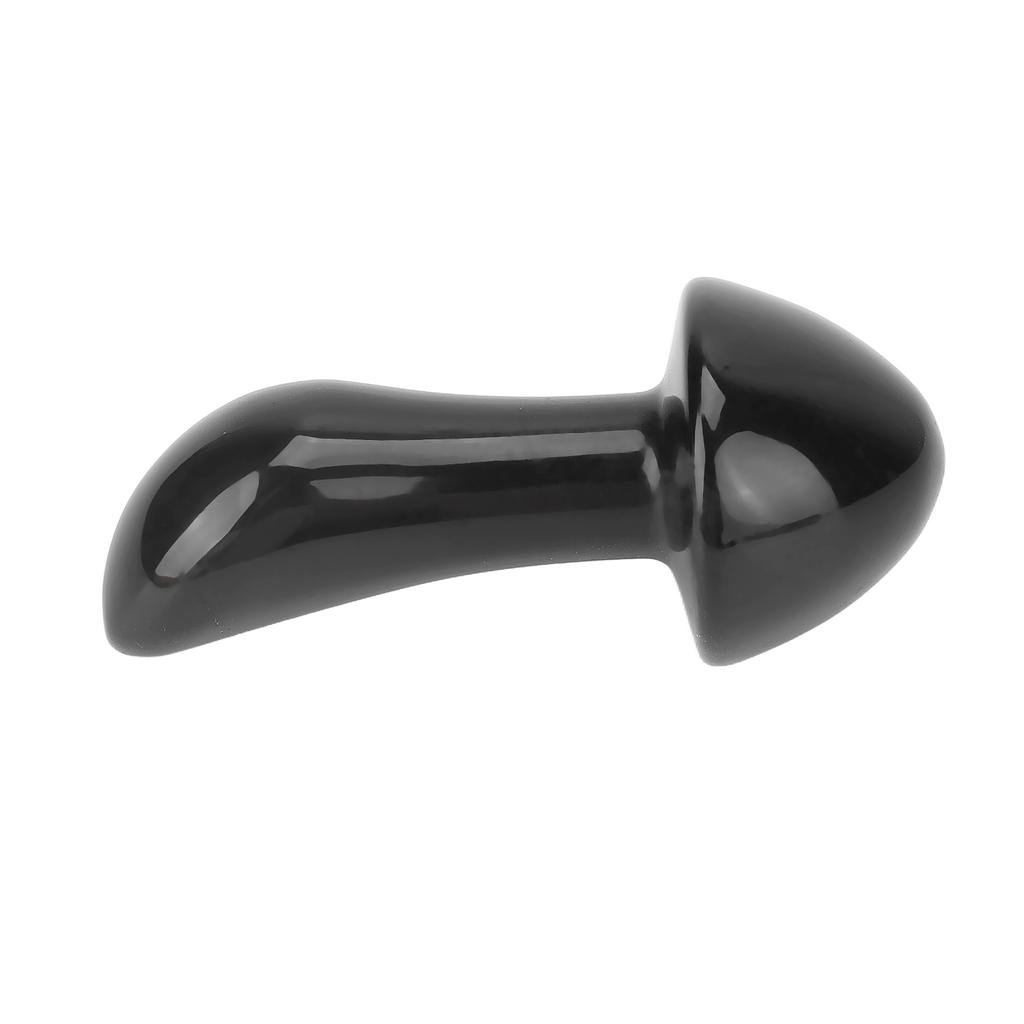 Mushroom Shape Massage Stones Gua Sha Massage Jadestone Scraping Stone Relaxing Body Black