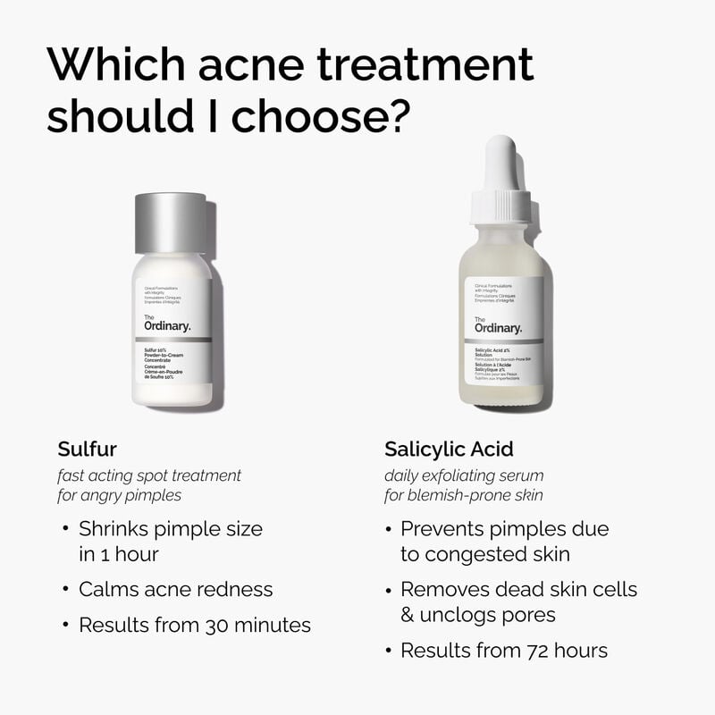 THE ORDINARY Schwefel 10% Pulver-zu-Creme Konzentrat 5g