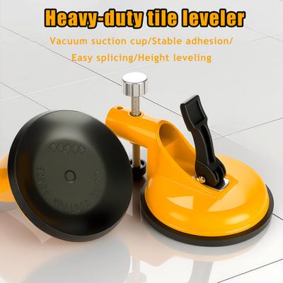 Adjustable Height Setter Professional Countertop Seam Leveling Alignment Clamp Tool Heavy Duty Rubber Suction Cup Floor Gap Fixer Tool
