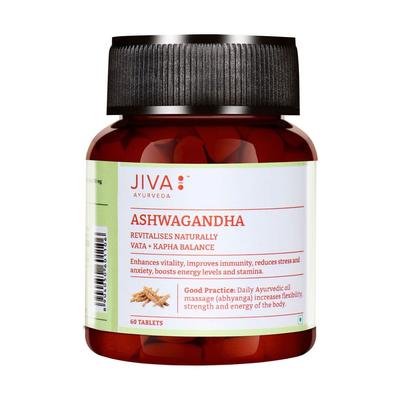 Ashwagandha (60 compresse, 500 mg), Compresse di Ashwagandha, Jiva