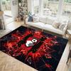 Bournemouth Football Design Crystal Velvet Carpet Cozy Non?Slip Printed Rug For Bedroom Living Room Entrance