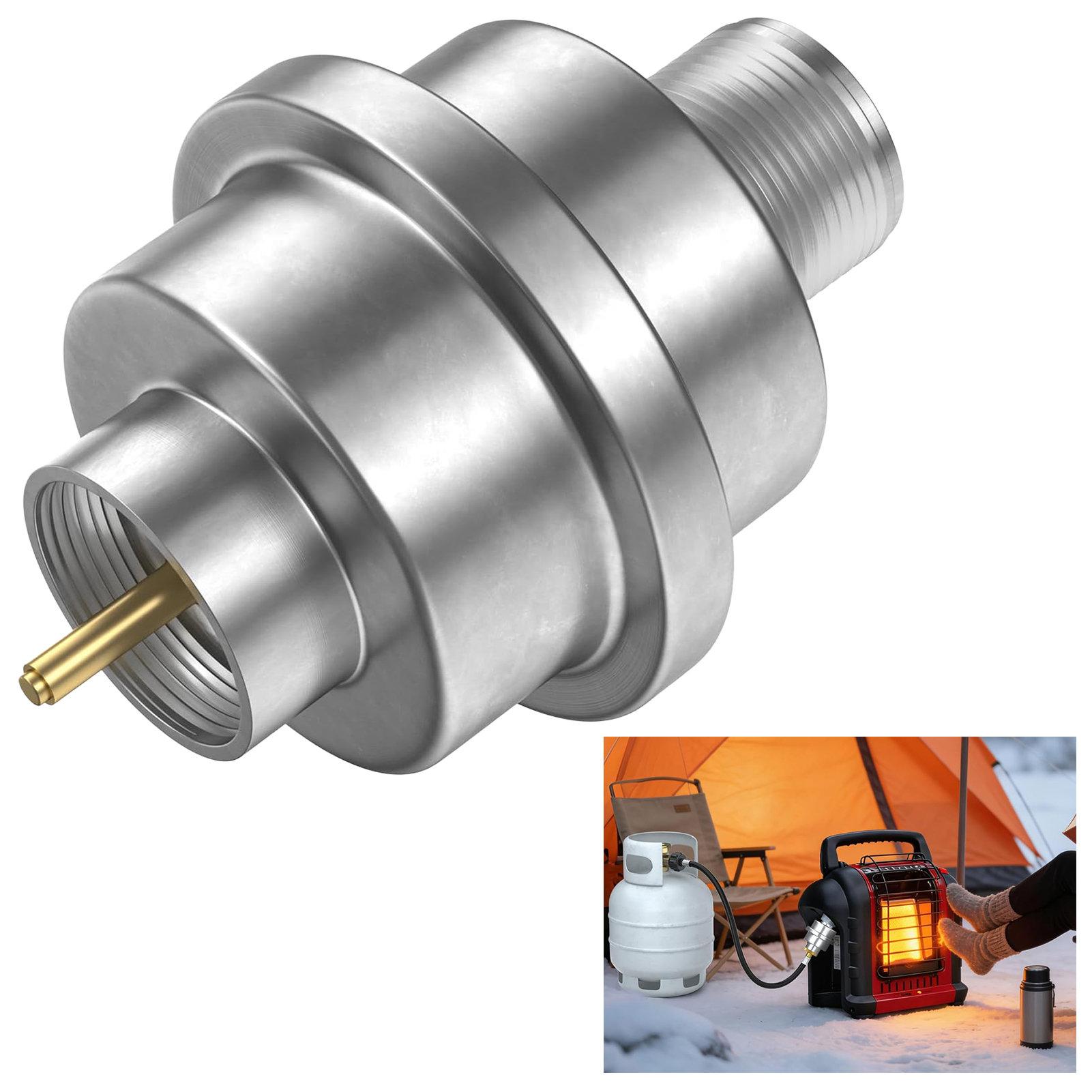 

Propane Fuel Filter Brass Inline Gas Filter with Universal Fit for Generator Grill Heater Outdoor Appliances