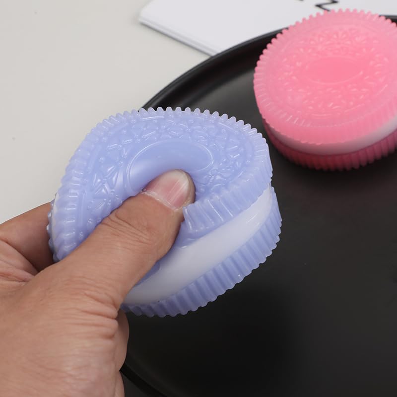 Squishy Cookie Squishy and Stress Relief - (Pink)