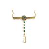 Retro Ethnic Geometric Water Drop Anklet - Bohemian Style Round Foot Ornament