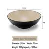 Large Frosted Melamine Ramen Bowl - Japanese-Style Restaurant Noodle Bowl for Mala Tang, Luosifen, Soup, and Rice Noodles