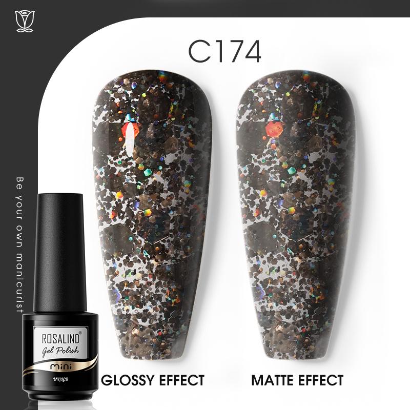 ROSALIND Gel Nagellack Soak Off UV LED Nails Art Design Lack Semi Permanent Gele Lack DIY Maniküre