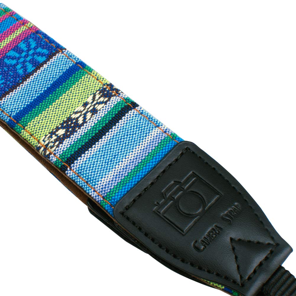 VKO Camera Shoulder Vintage Canvas Neck Adjustable Shoulder Strap for and Digital SLR Cameras Strap, Strap, Nikon, Canon, Sony,