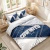 Bedding Set 1 Duvet Cover 2 Pillowcases Dallas Cowboys Print Bedroom Home Decoration