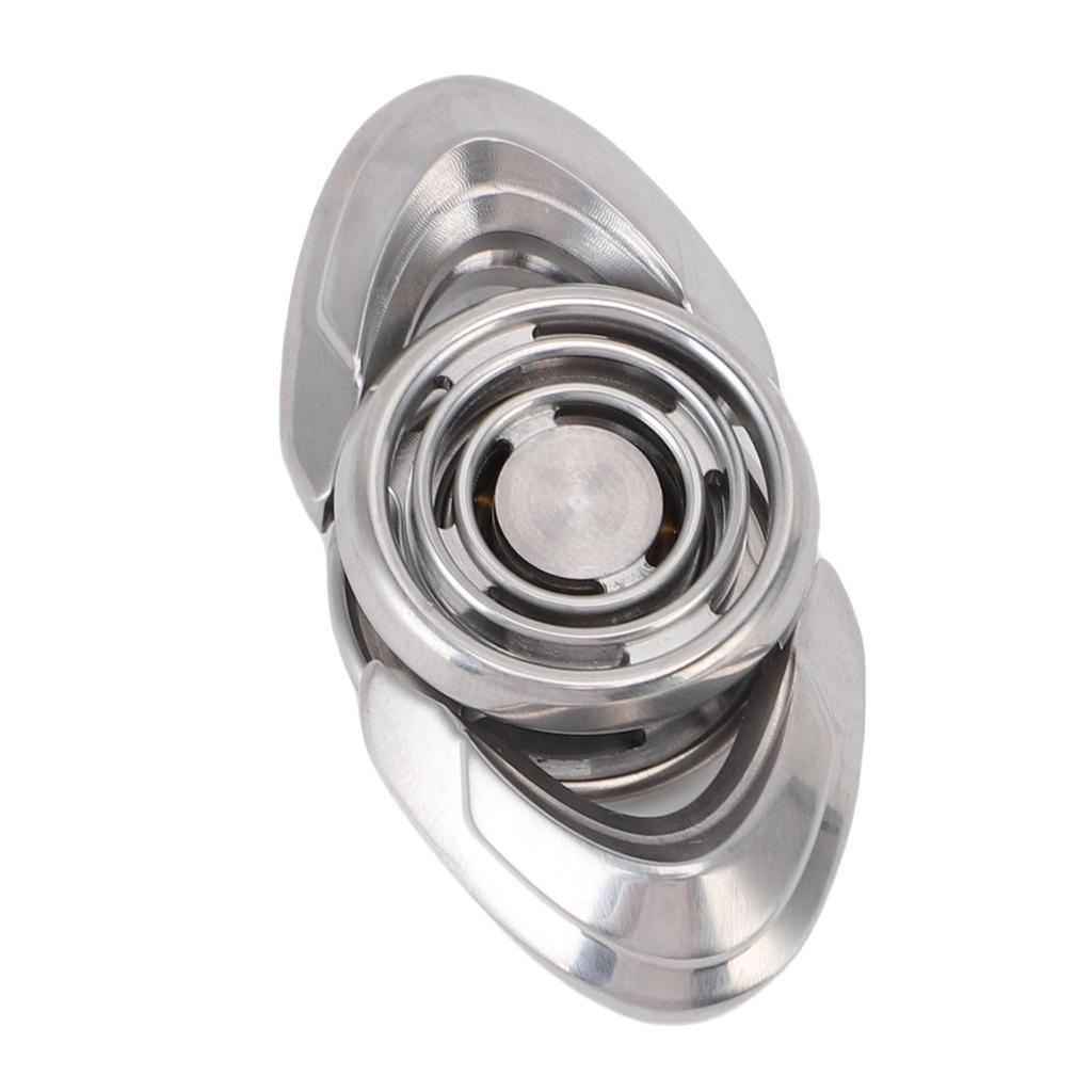 Finger Gyro Stanless Steel Long Time Rotating Quiet Fade Proof Fingertip Gyro for Adult