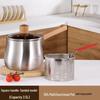 304 Stainless Steel Deep Fryer & Saucepan with Frying Basket