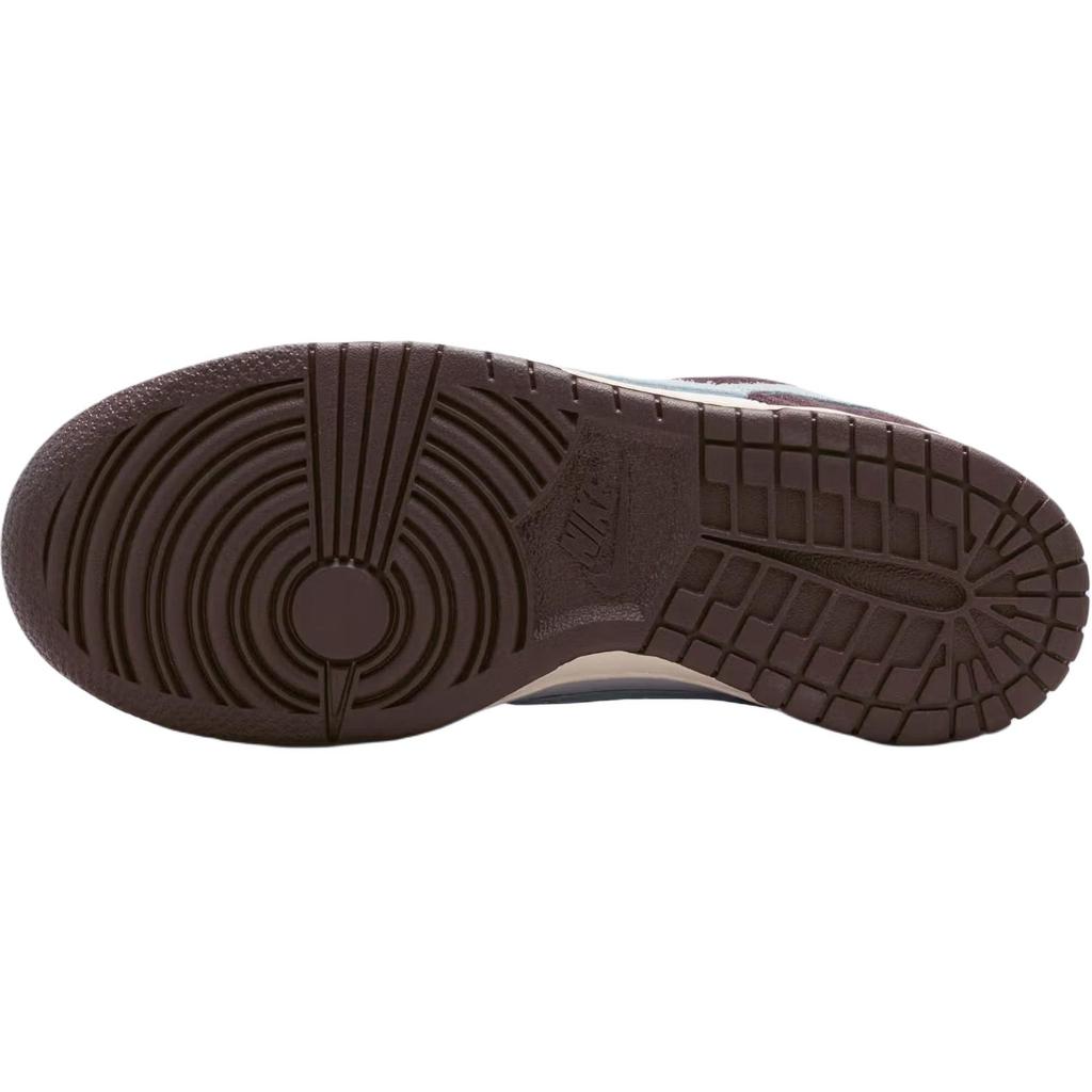 Nike Dunk Low SE Big Kids' Shoes White Burgundy Ash Glacier Blue Casual Sneakers IB5691-100