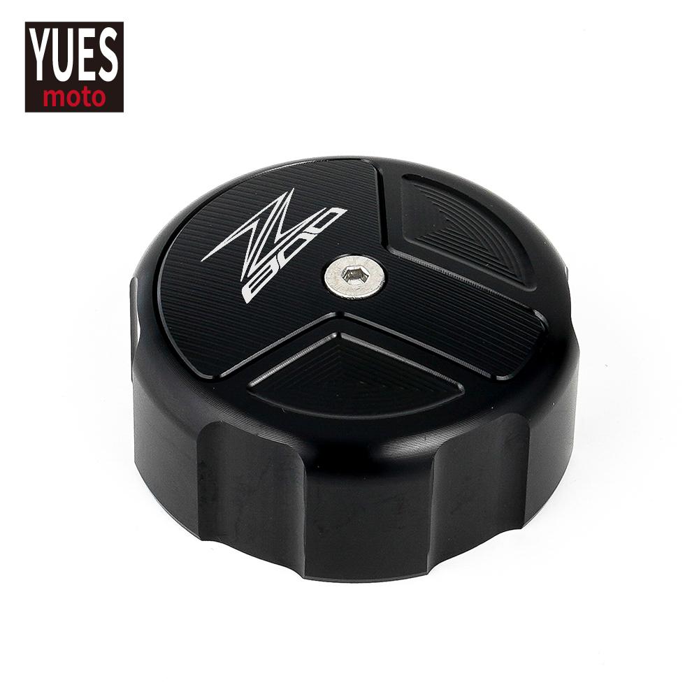 Motorcycle Accessories CNC Front & Rear Brake Fluid Cylinder Master Reservoir Cover Cap For KAWASAKI Z800 2013 2014 2015