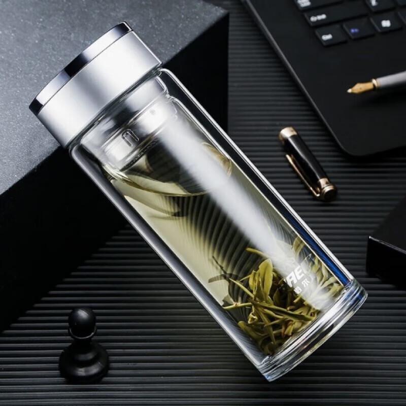 Haers Jingyun Double-Layer Glass Tea Infuser Bottle