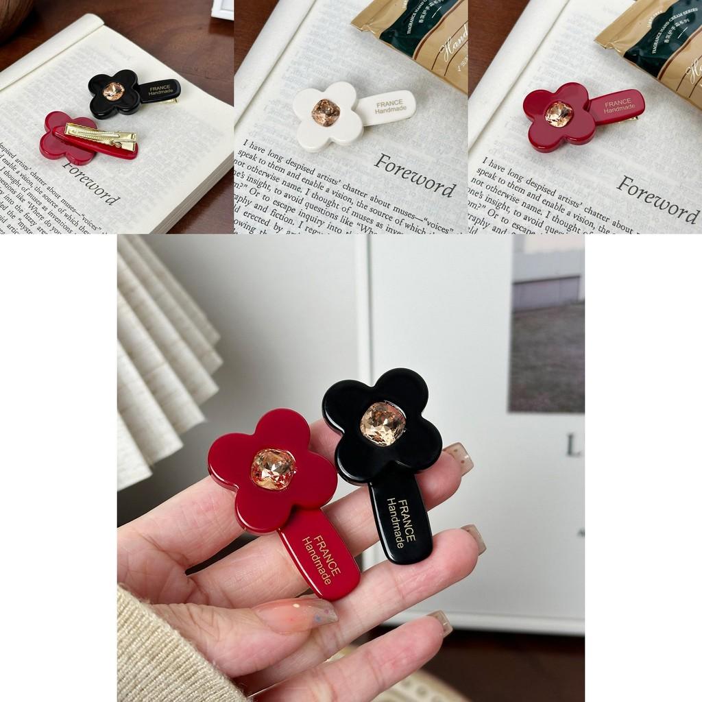 Luxury Acetate Mini Hair Clips With Crystal Embellishments For A Fashionable Look In Fall 2024