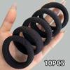 20Pcs High Elastic Hair Rope for Whoen Polychrome Bold Hair Band Thick Seamless Ponytail Rope Rubber Band Daily Hair Accessories