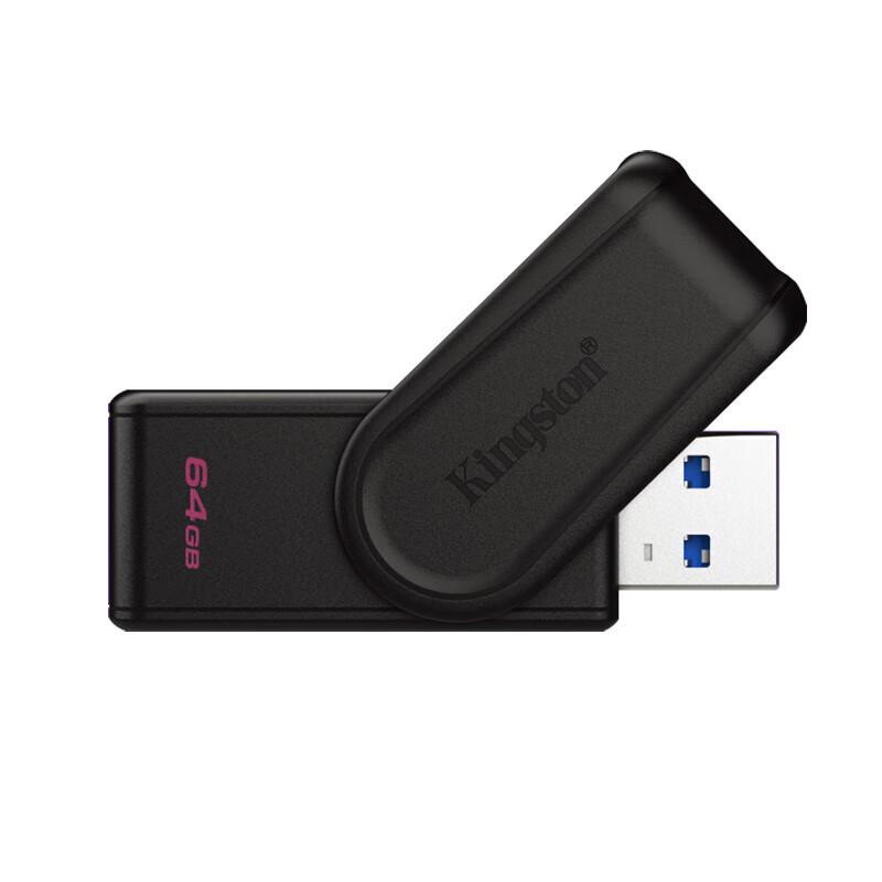 Kingston DTXS 64GB USB 3.2 Gen 1 Rotating Flash Drive