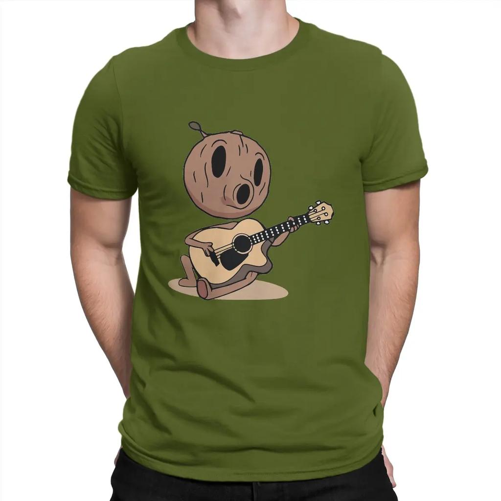 Music Guitar Hip Hop TShirt H-Hilda Cartoon Leisure T Shirt Summer Stuff For Adult