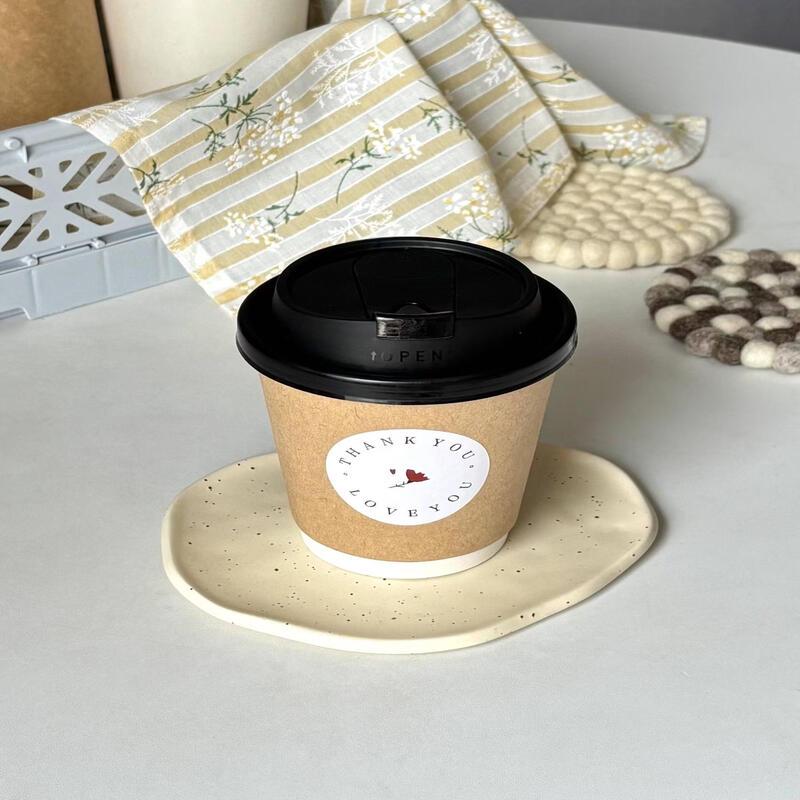 Disposable Double-Layer Kraft Paper Hot Drink Cup