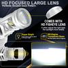 2 st H7 H4 Bi LED Mini Projektorlins LED Bilstrålkastarlampor CANBUS HB2 9003 Hög Låg Ljus 80000Lm Dimljuslampa 12V Auto Motorcykel Mini Lins