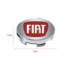 4Pcs 60mm Badge Emblem Car Wheel Center Cap Logo Hub Cover for Fiat Abbas 500 500L 500X 124 Aegea MobiPanda Tipo Sedici Centoventi Fiorino Qubo Toro