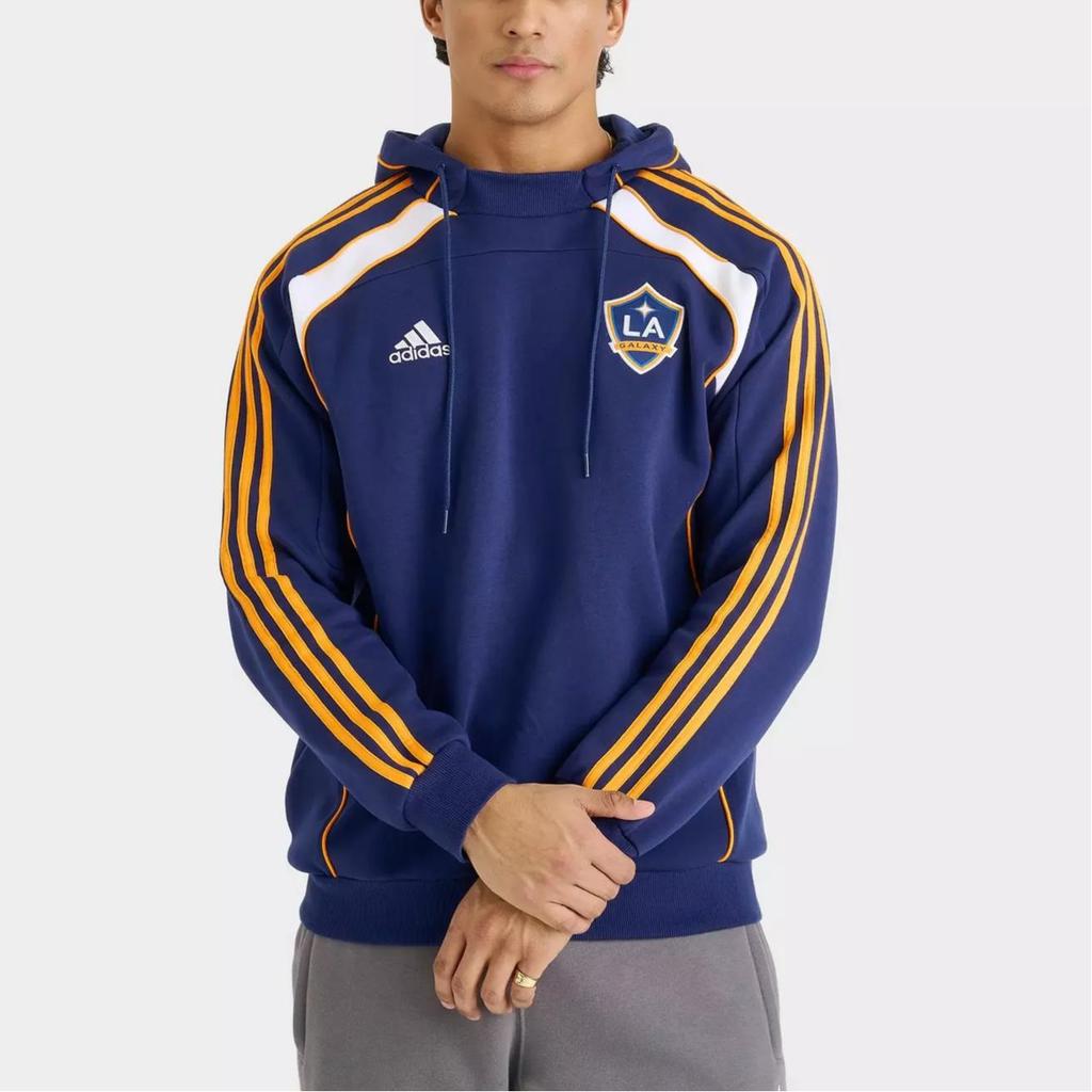 Adidas LA Galaxy UBP Travel Hoodie Men Dark Blue JE5532