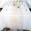 Sequined Party Table Cover With Glitters Designs For Festival Event Home Commercial Use Tear Resistant Polyester