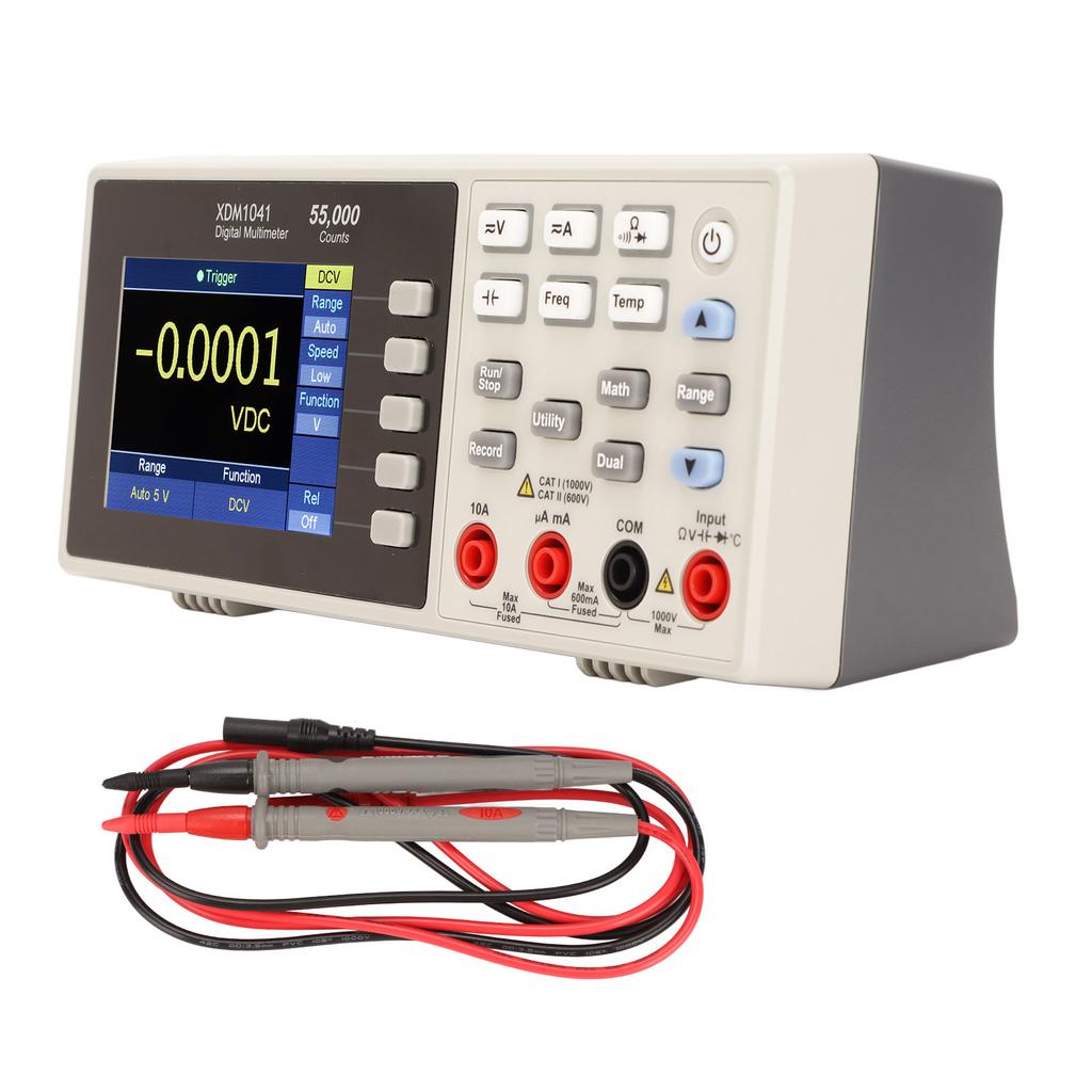 Multimetr Przenośny Biurkowy LCD 55000 Zliczeń Zapis Danych Multimetr Cyfrowy AC 90‑240V Wtyczka UK