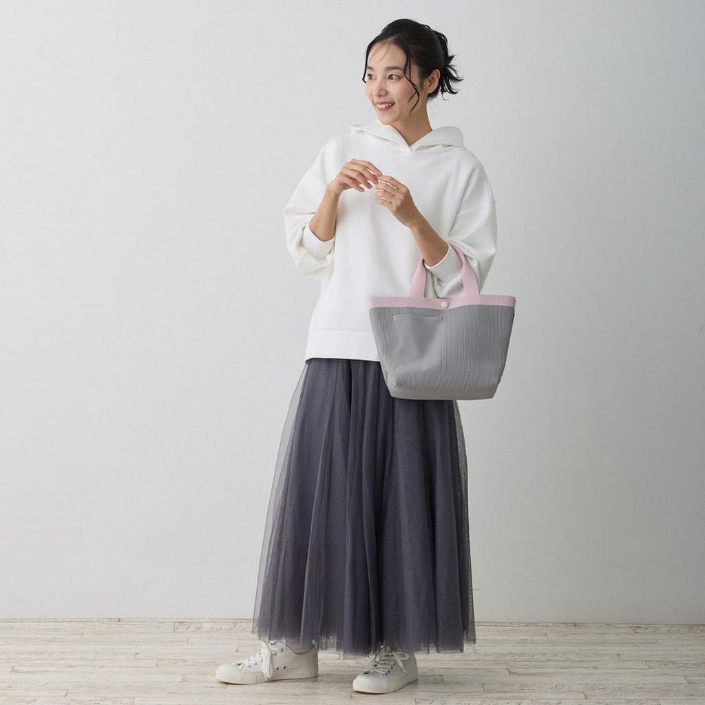 Rootote Knit Mini Tote Bag, Machine Washable, SN Deli Refle-A 1035 (03 Blue)