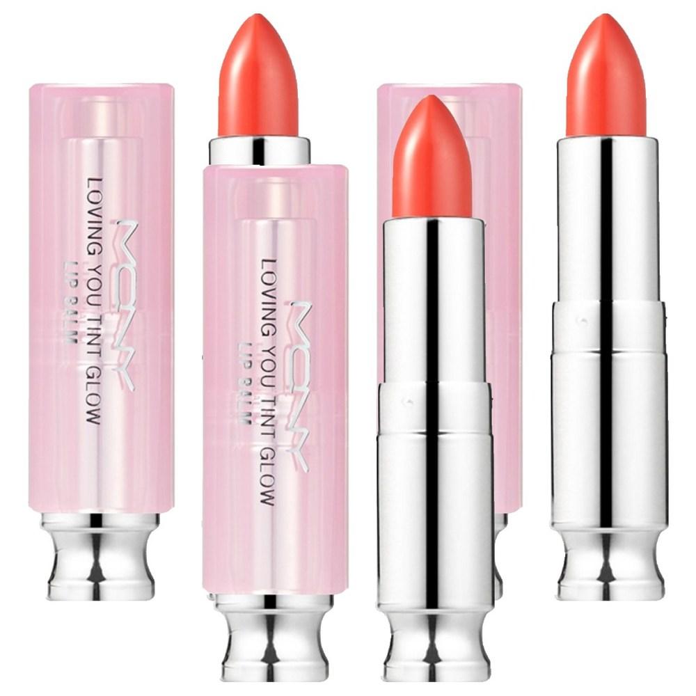 McQueen New York Loving You Tint Glow Lip Balm Lively Coral 3.5g 3 Pcs