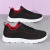 Men's Lightweight Breathable Mesh Running Shoes - Plus Size, Soft Sole for Autumn/Winter
