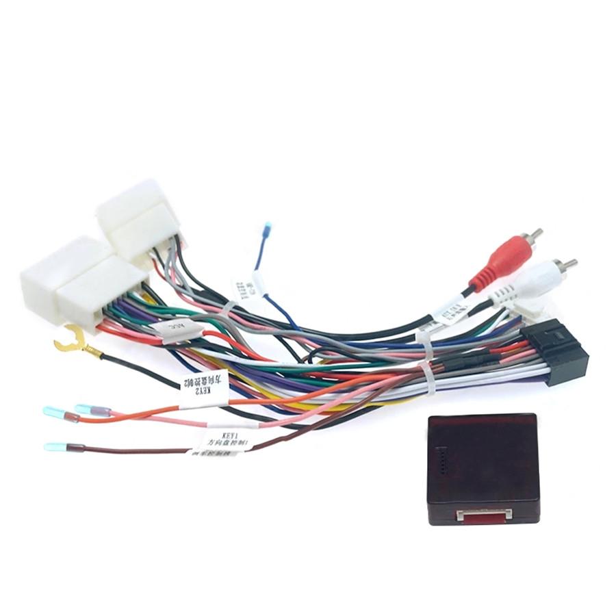 16pin Audio Wiring Harness W/ Canbus Box For Mitsubishi Outlander Pajero Stereo