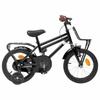 vidaXL Children's Bike 12 Inch for Children Aged 2 To 4 Years Black