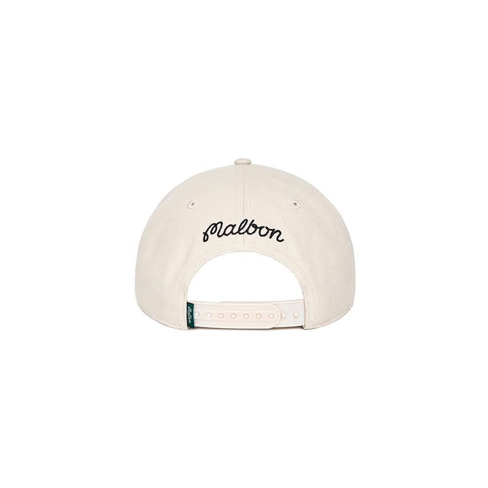 MALBON GOLF [Grateful Dead] Snapback Beige Green
