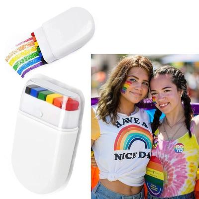 Rainbow Face Color Stick Brush