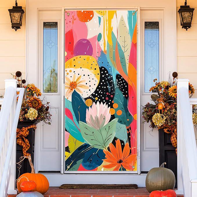 Clownfish Ocean Animals Door Banner - Party Celebration Polyester Curtain Decoration