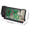 Despertador Digital LED Multifuncional Inteligente Luminoso Relógio Projetor de Teto Tela Grande Decoração de Quarto Cabeceira