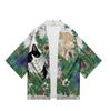 New Women's Cute Kitten Digital Print Summer Seven Sleeve Kimono Cardigan Japanese Kimono