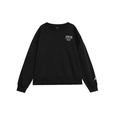 Bluza polarowa z haftowanym logo Damskie Topy Czarny FN5438-010