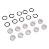 Brake Fluid Inspection Glass Master Cylinder Sight Glass Lens Gasket