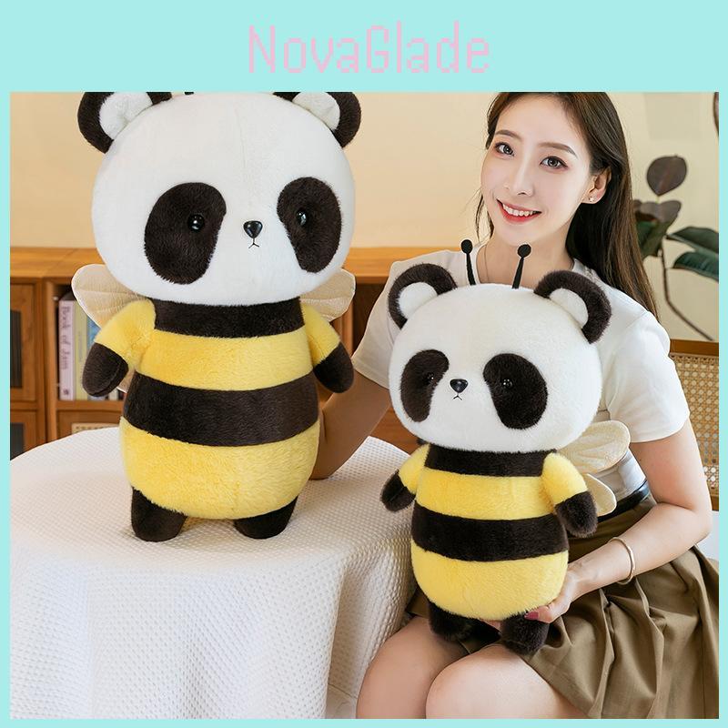 Adorable Bee Panda Plush Toy Soft And Huggable Companion For Kids And Girls