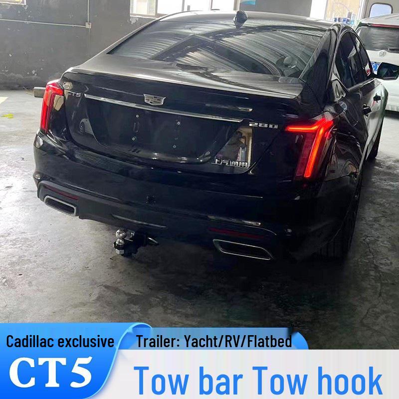 Cadillac CT5 Towing Hitch & Rear Bracket for Trailer Bar Modification