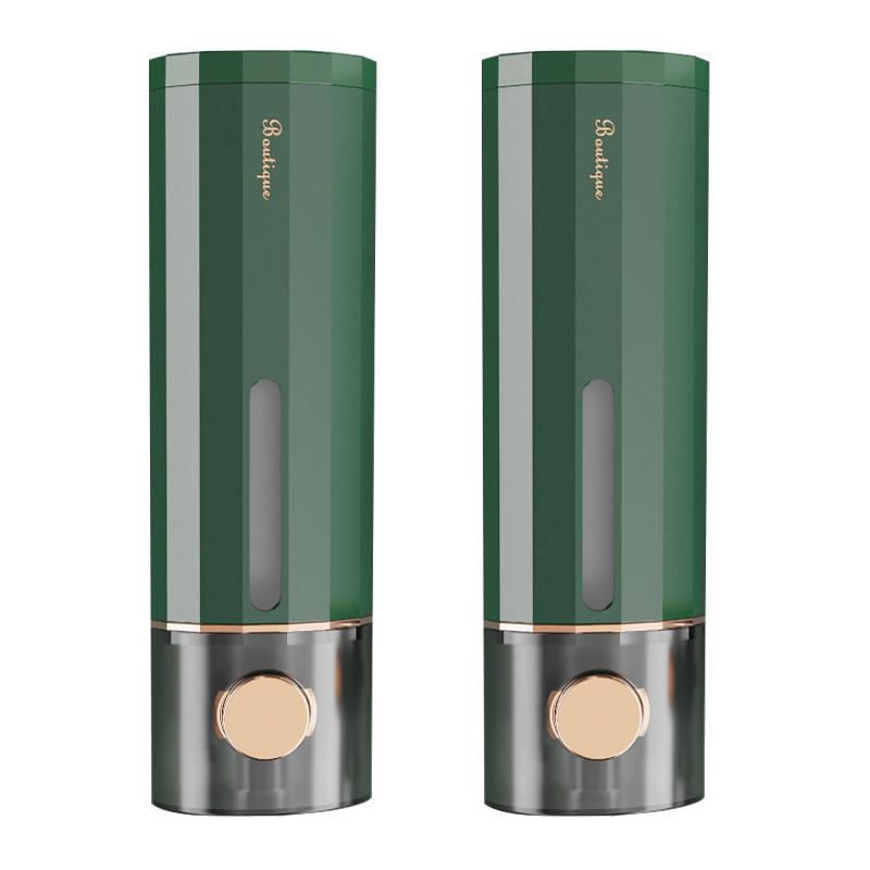 Manual Soap Dispenser Shower Gel Shampoo Hand Sanitizer Liquid Containers Light Luxury Press-type Non-Perforating Soap Dispenser