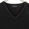 Emporio Armani made in Japan Short sleeve V neck T-shirt XL black Men's Used