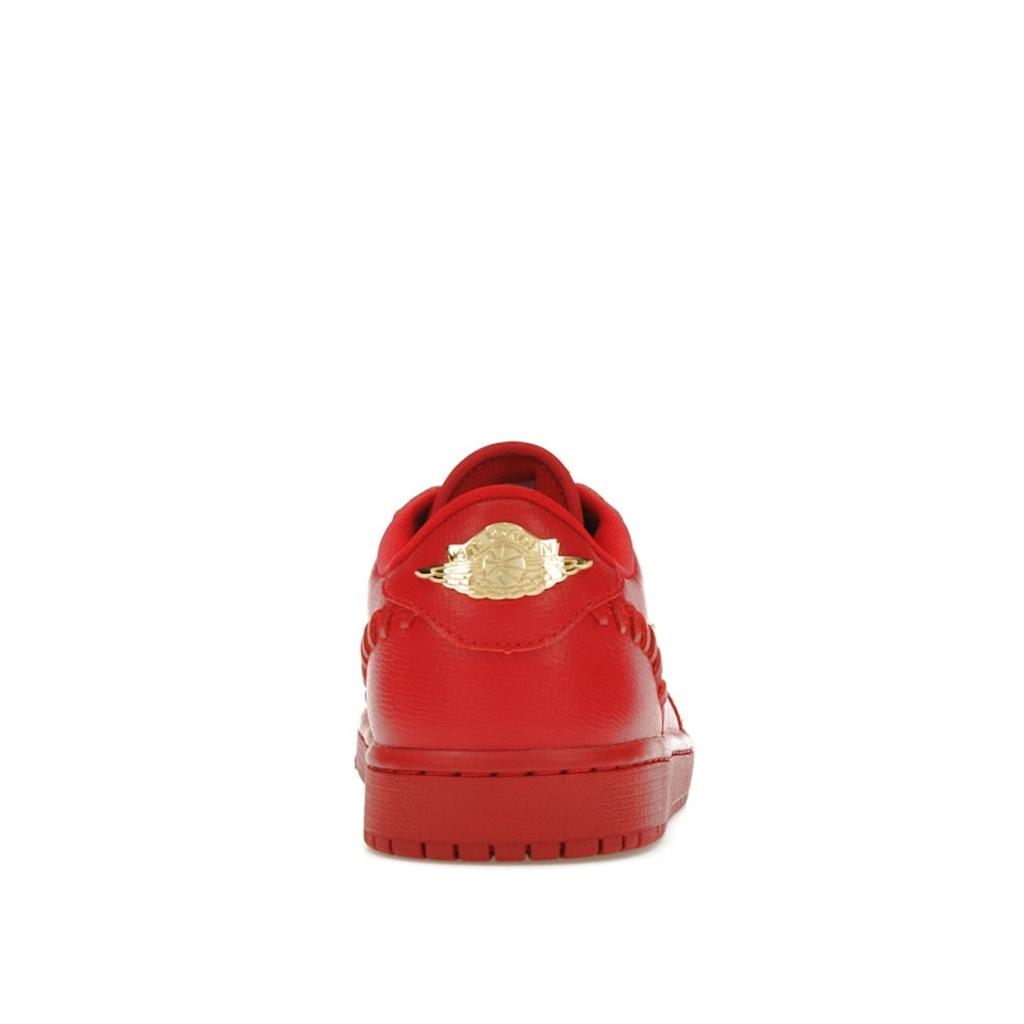 Air Jordan 1 Low Method of Make Gym Red Women Sneakers Metallic-Gold FN5032-607