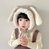 Cute Baby Beanie Cap Winter Ear Protection Hat Lovely Rabbit Ear Hat  Kids
