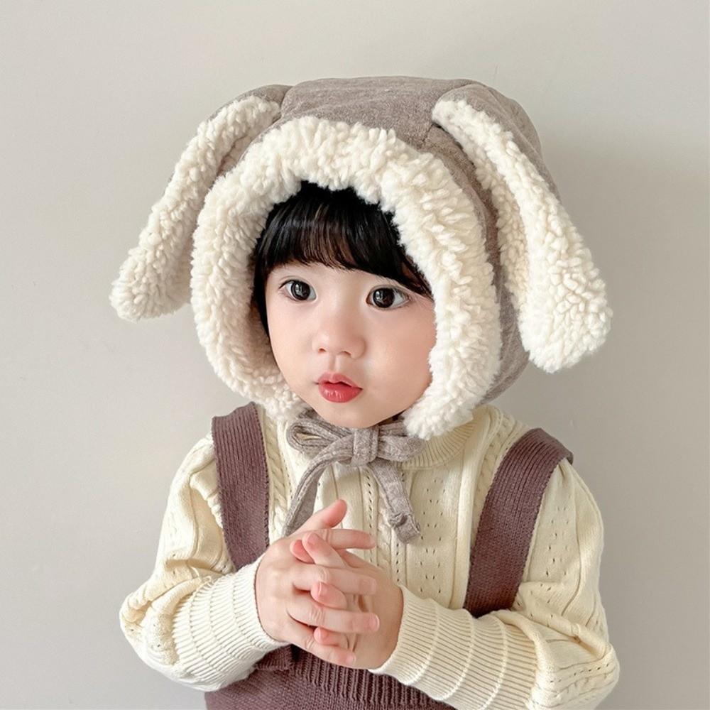 Cute Baby Beanie Cap Winter Ear Protection Hat Lovely Rabbit Ear Hat  Kids