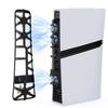 PhyiFlbey Cooling Fan for the New PS5 Low 3 Speed LED USB Heat Vertical Stand for PS5 Compatible with Discs and Digital PS5 Peripherals Compatible