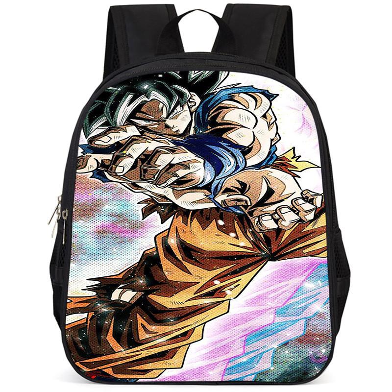 Durable Oxford Cloth Dragon Ball Backpack For Boys And Girls 15-inch Capacity