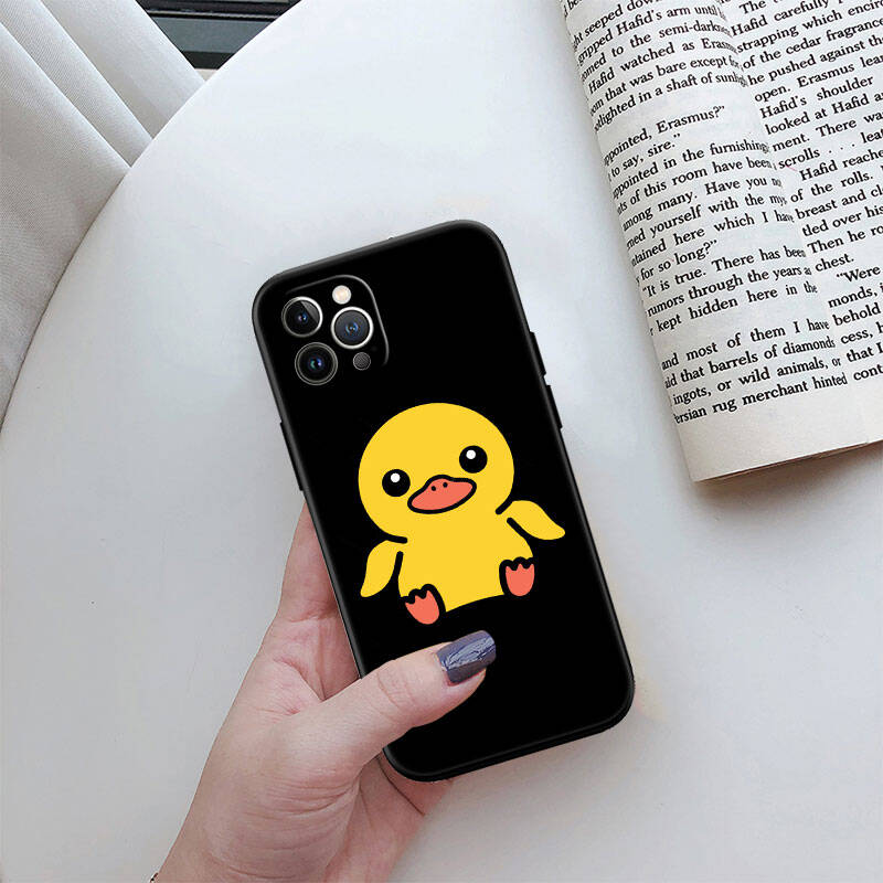 MH52 DUCK Cartoon Phone Shell Case for iPhone 7 8 11 12 13 14 15 16 17 16E XS Pro Max XR X SE Air